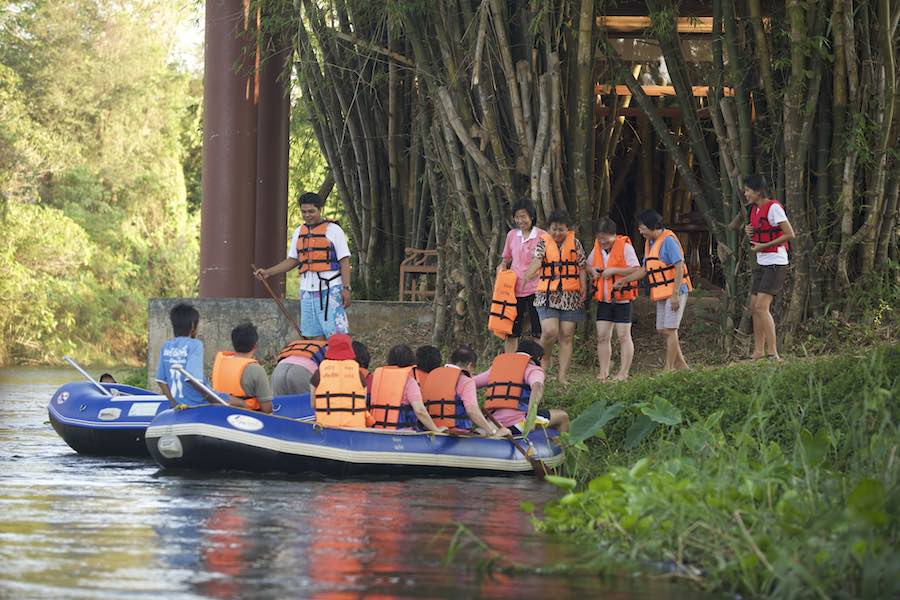 จุดเริ่มล่องแก่งเรือยางลำน้ำเพชรบุรี ท่ายาง เพชรบุรี