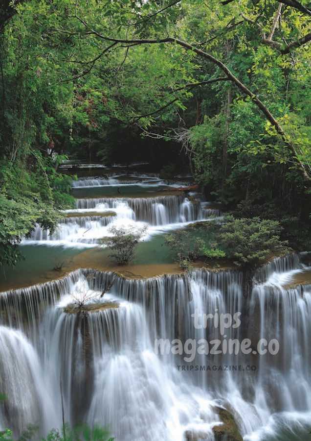 น้ำตกห้วยแม่ขมิ้น ชั้นที่สวยที่สุด อุทยานแห่งชาติเขื่อนศรีนครินทร์ ศรีสวัสดิ์ กาญจนบุรี