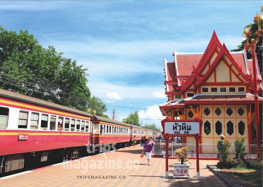 สถานีรถไฟหัวหิน ที่หลายคนยกย่องว่าสวยที่สุดในประเทศ ประจวบคีรีขันธ์